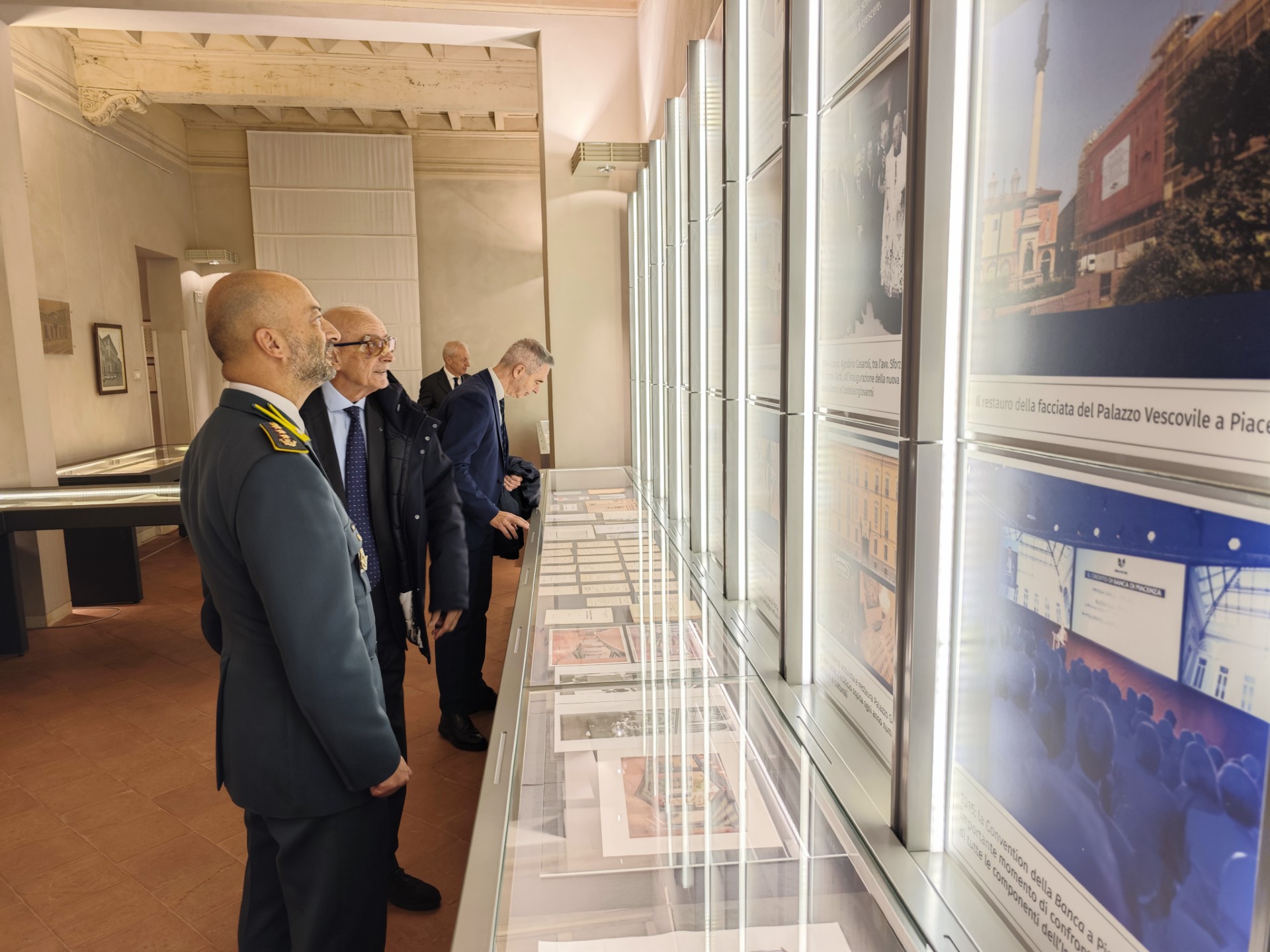 VISITA ALLA BANCA PER IL NUOVO COMANDANTE DELLA GUARDIA DI FINANZA DI PIACENZA