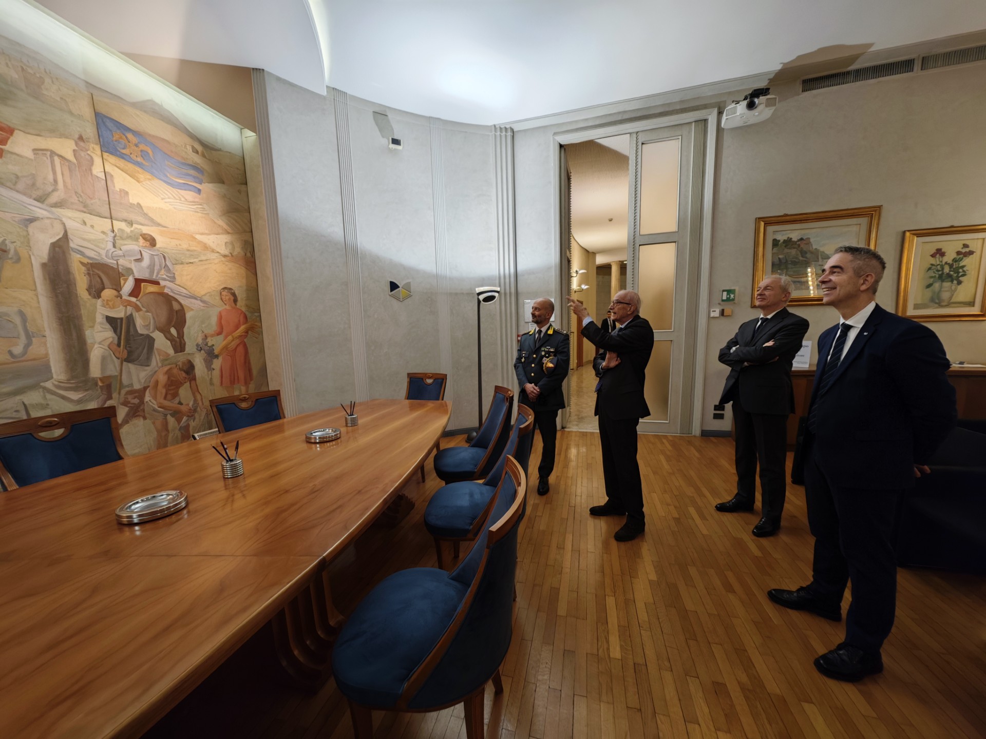 VISITA ALLA BANCA PER IL NUOVO COMANDANTE DELLA GUARDIA DI FINANZA DI PIACENZA
