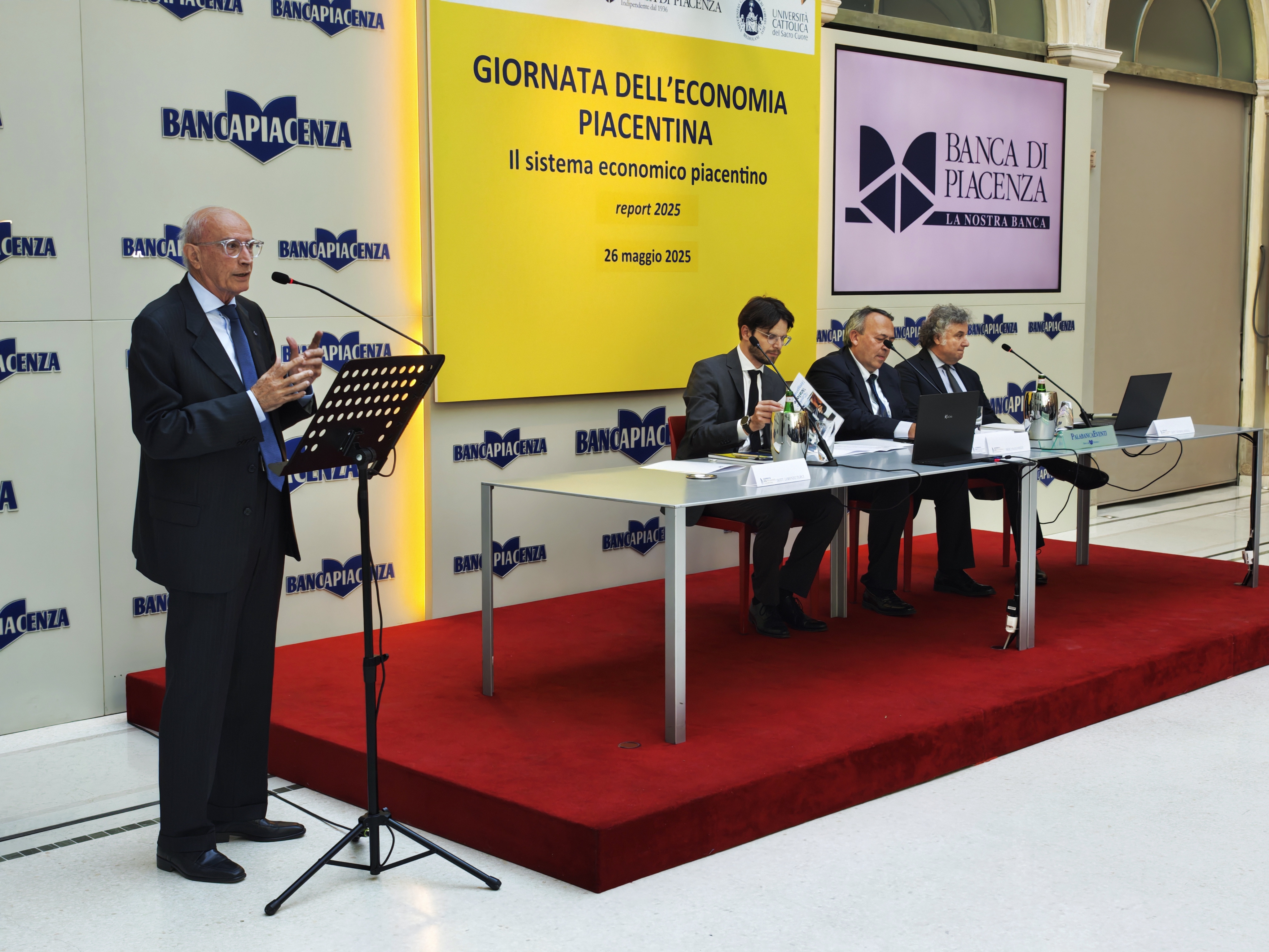 PALABANCAEVENTI PRESENTATO IL REPORT 2025 SULL'ECONOMIA PIACENTINA