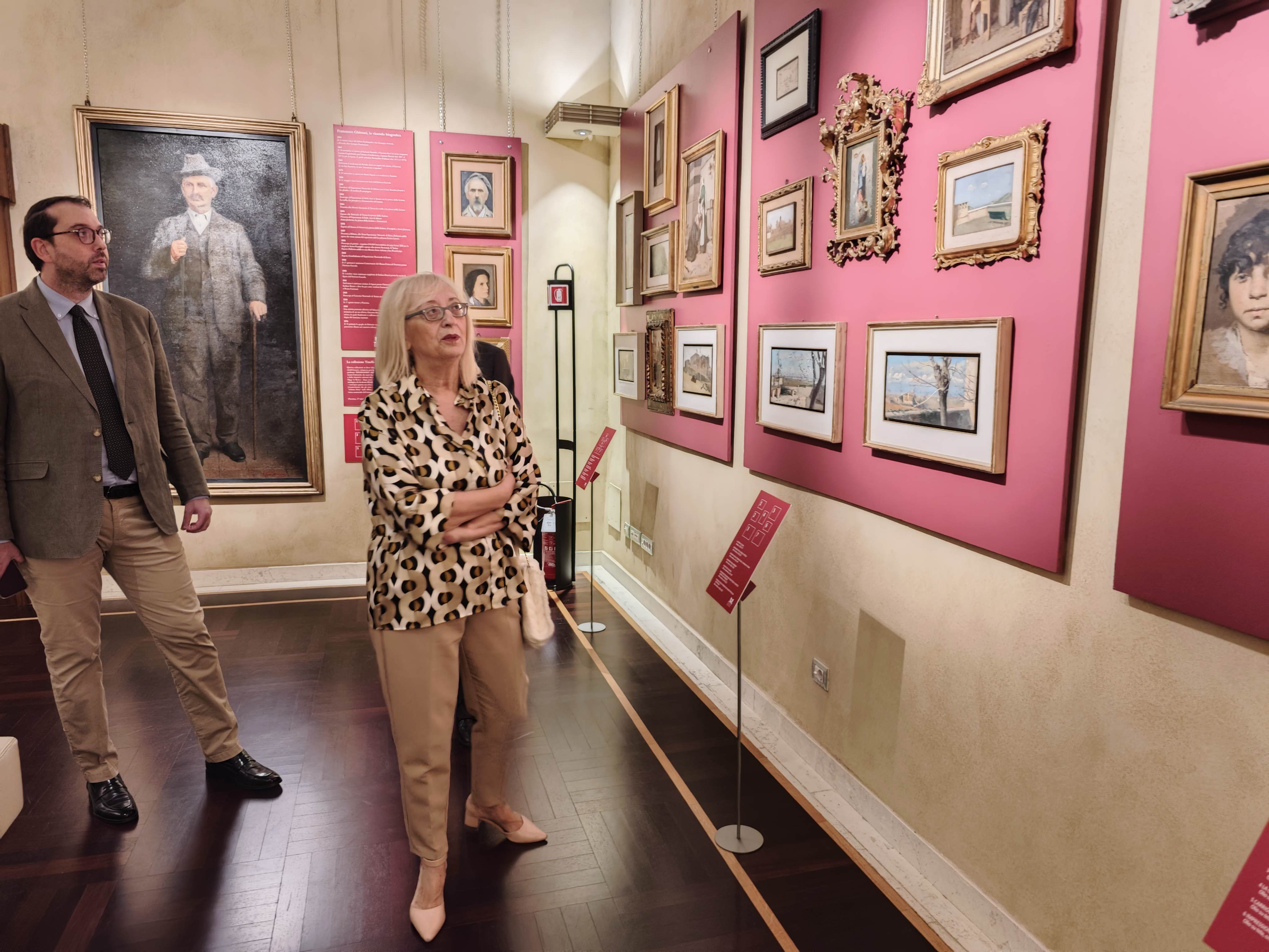 Il nuovo prefetto Patrizia Palmisani in visita alla Banca